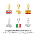 Custom Flag Charms Bracelet