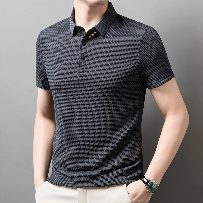 nuvl | Men's Business Casual Short Sleeve