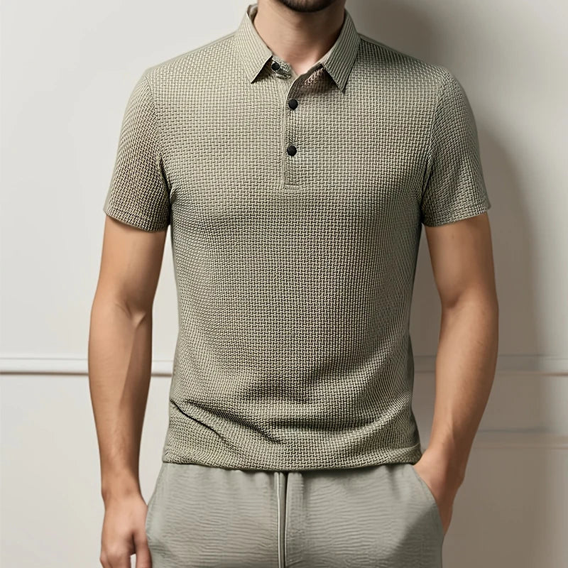 nuvl | Men's Business Casual Short Sleeve