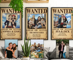 Custom One Piece Anime Wanted Poster