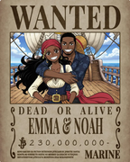Custom One Piece Anime Wanted Poster